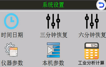 觸摸屏馬弗爐設定